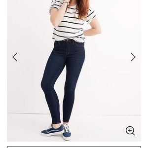[NWT] Madewell 9” mid-rise skinny jeans in T28